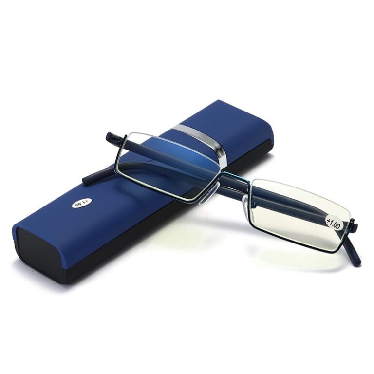 Reading glasses close-up